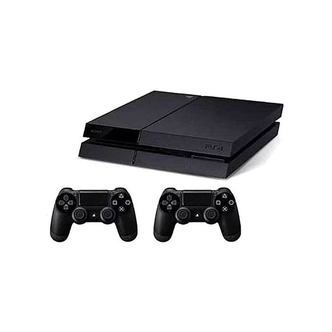 PlayStation 4 Slim 500GB Black with 2 controllers Refurbished