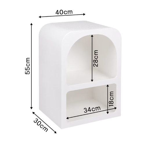 Arch Shaped Bedside Table