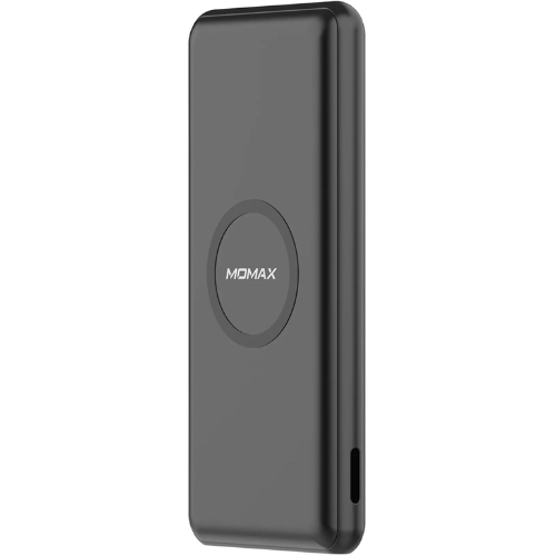 Momax 10000mah Premium USB C PD and Wireless Fast Charging Power Bank Black