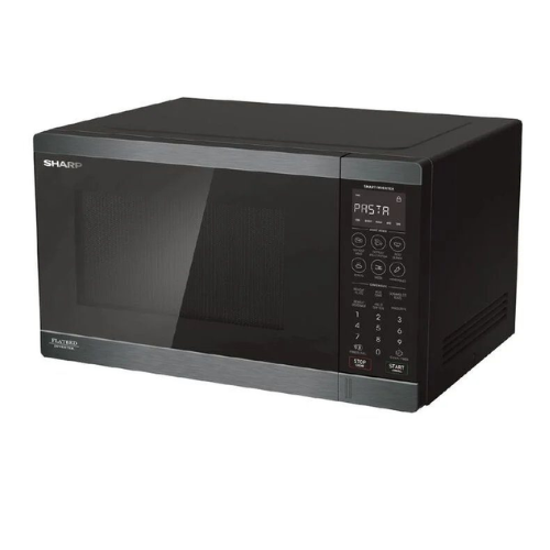 Sharp 30L Flatbed Inverter Microwave - Black Stainless