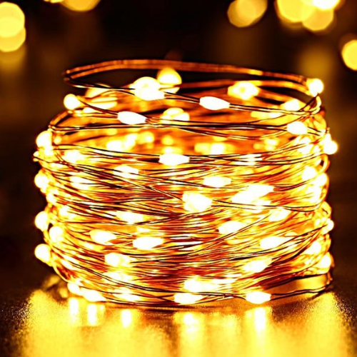 10M 100 Led Copper Wire Solar String Lights