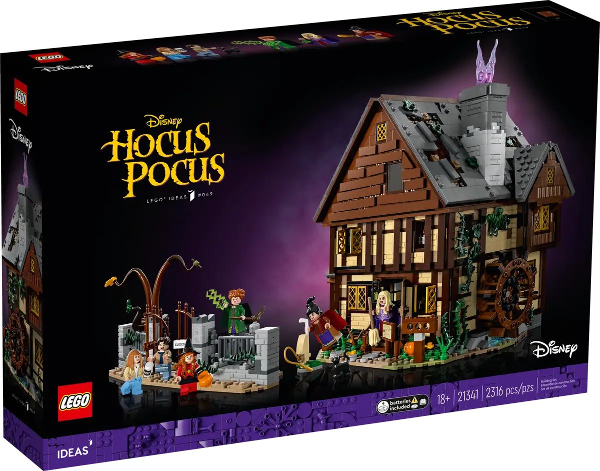 LEGO Disney Hocus Pocus: The Sanderson Sisters' Cottage 21341