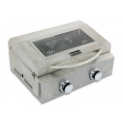 2 Burner Gas Stainless Steel Roast Hood Barbecue - Window Hood