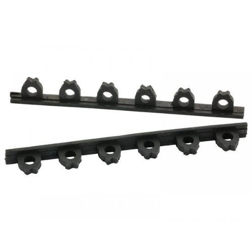 30cm Rubber Rod Racks - 2 Pack - Stores Up To 6 Rods