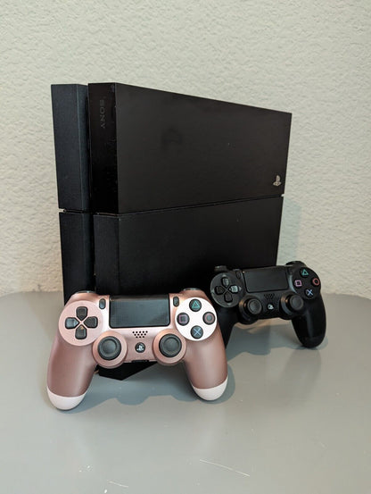 PlayStation 4 Slim 500GB Black with 2 controllers Refurbished