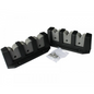 6 Fishing Rod Holder Rack - Soft Foam Grips - 6 Rods - Black