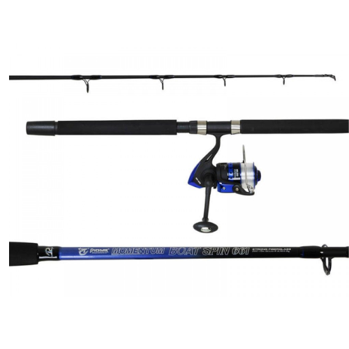 6' 6"" Boat Spin Rod and Reel Combo PIONEER MOMENTUM