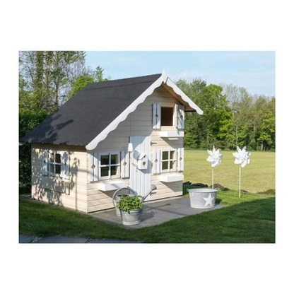 Kids Wooden Playhouse 2.2m x 1.8m x 2.28m