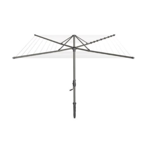 Medium Rotary Clothesline 45m 8 Line Woodland Grey