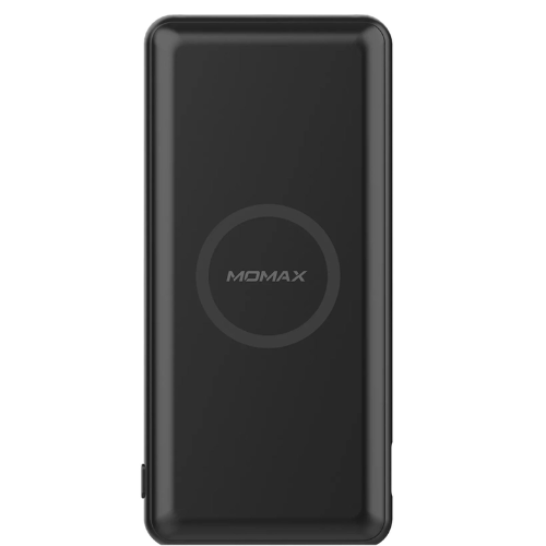 Momax 10000mah Premium USB C PD and Wireless Fast Charging Power Bank Black