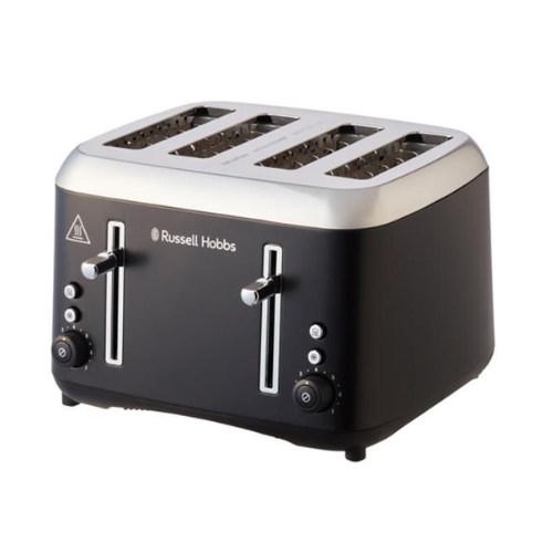 Russell Hobbs Addison 4 Slice Toaster Matte Black Stainless Steel