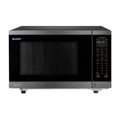 Sharp 30L Flatbed Inverter Microwave - Black Stainless