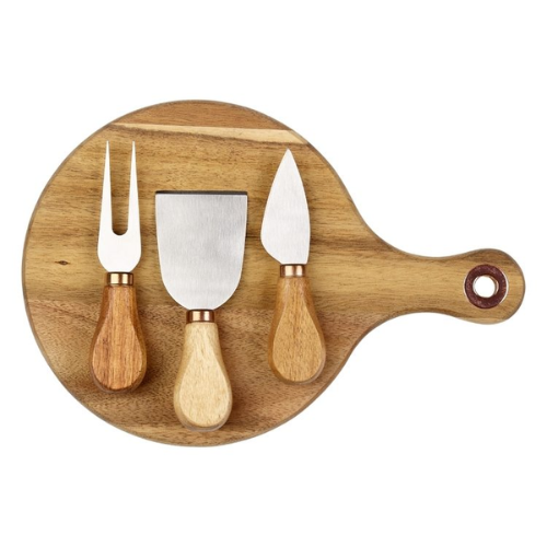 Southwest Cheese Board & Knife Set Natural