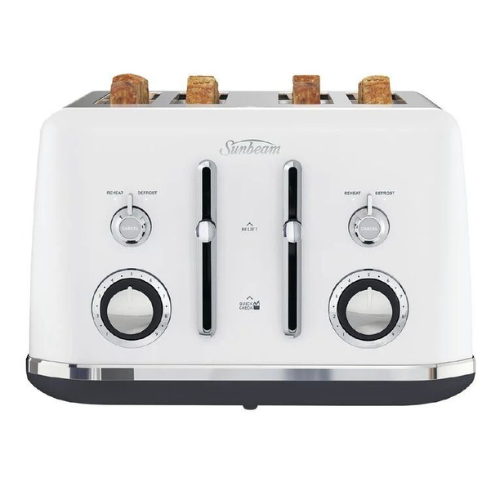 Sunbeam Alinea 4 Slice Toaster White
