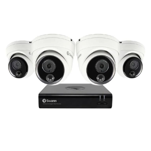 Swann DVR4-4580G 1TB Security System with 4 x PRO-1080MSD Dome Cameras