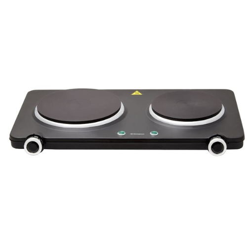 Westinghouse 1500W Double Hot Plate Portable Cooktop