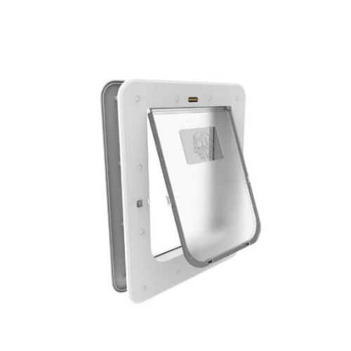 White pet door Medium