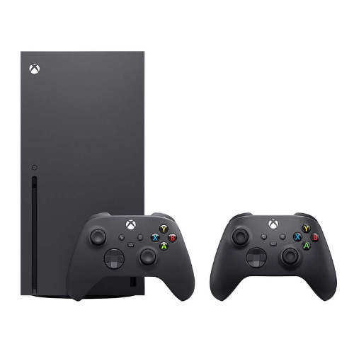Xbox series X with 2 controllers